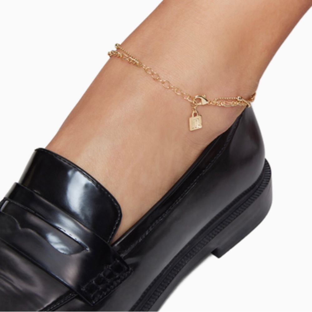 Dannijo Double Gold Anklet - Picture 2 of 4